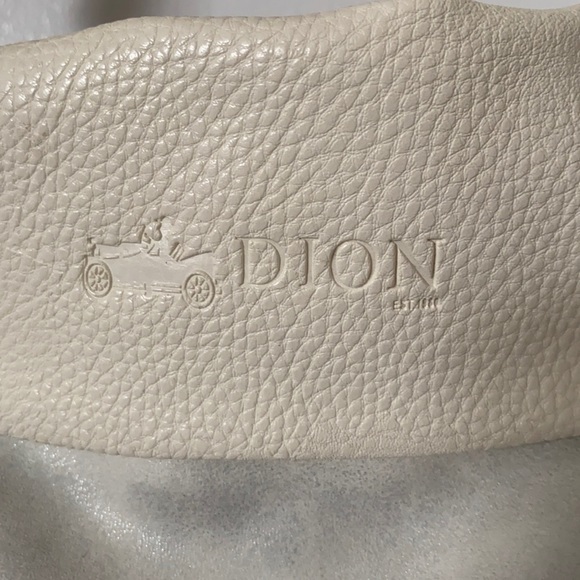 🌿 Dion White Leather Purse - Picture 4 of 5